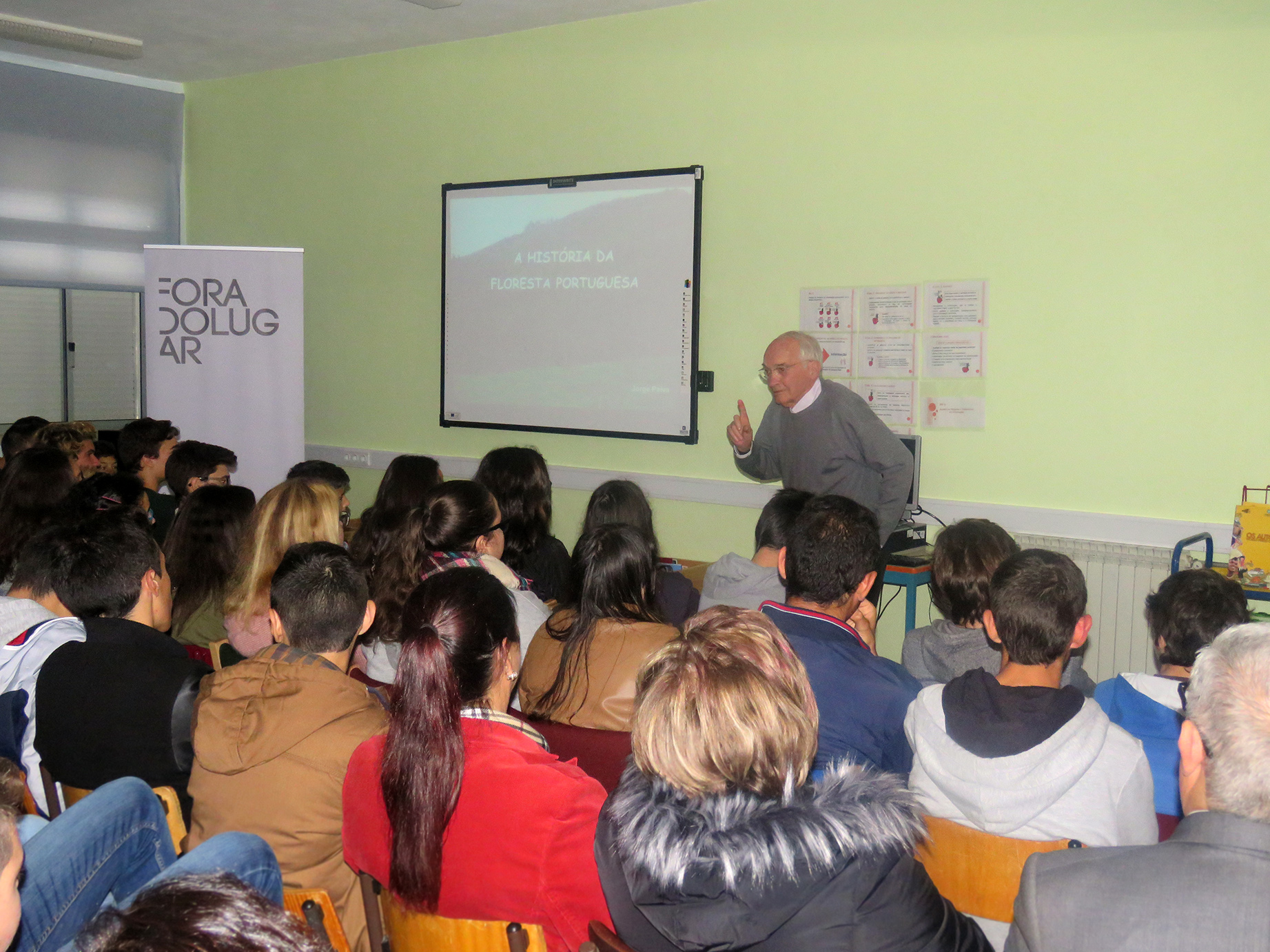 Jorge Paiva na Escola